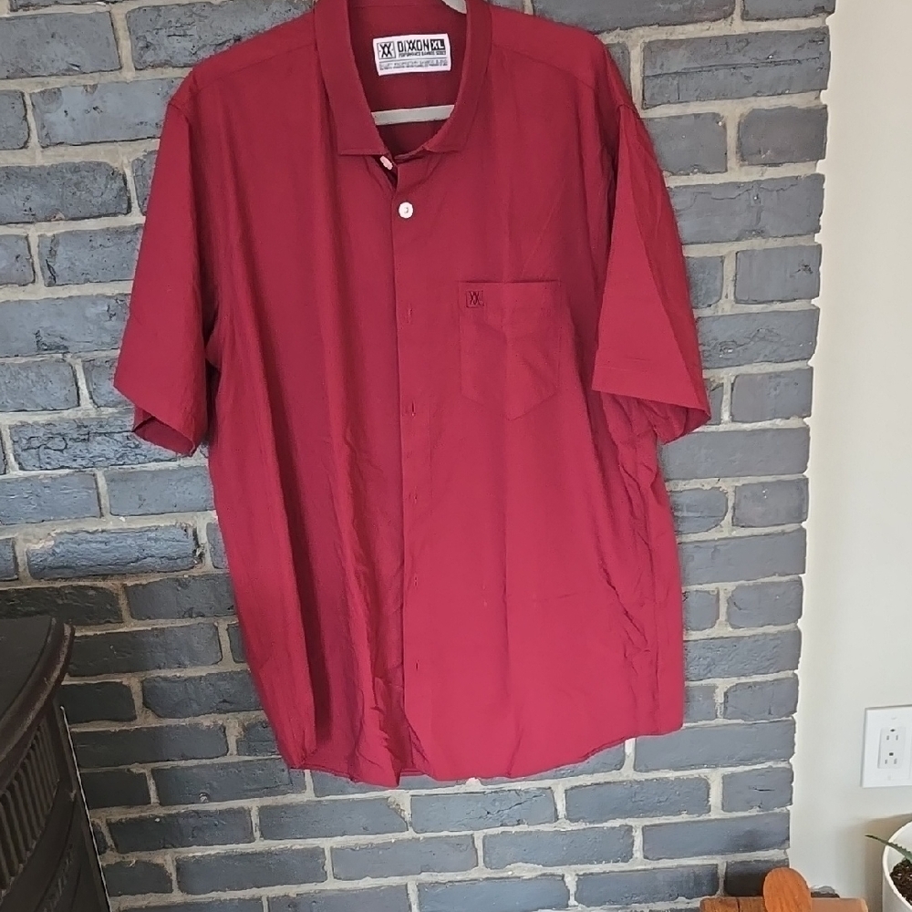 Dixxon Burgundy Short Sleeve Shirt